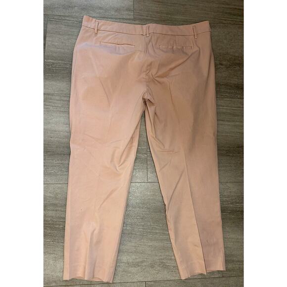 Worthington Light Pink Size 14 Slim Ankle Dress Pants. Lower Waist. - Picture 3 of 3